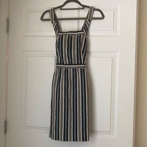 Madewell Striped Apron Dress